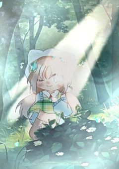《P》浅葱色の草むら