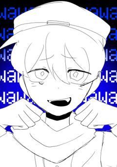 俺の絵見てけよ😎