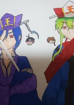 冥府の二柱と悪魔のような亡者