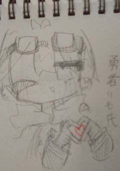 イラストを載せるだけ