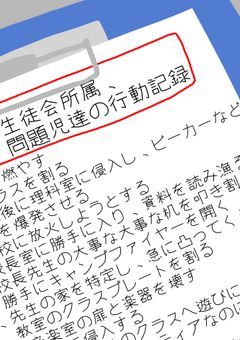 生徒会所属、問題児達の行動記録