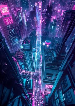 夜の街は今日も廻る。