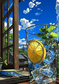 イラストをなげる