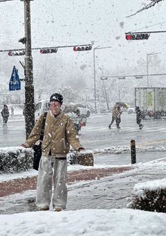 Snow globe  雪降るソウル