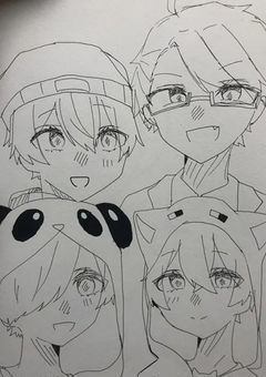 wrwrd、WT、ntjo組、r運営様(要は実況者様)のイラスト部屋