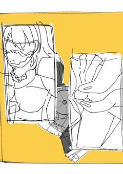 句読点のお絵描き