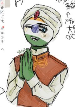 絵描く