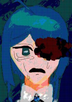 一筋の淡い光
