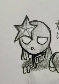 カンヒュ、オリ棒好きの暇つぶしイラスト