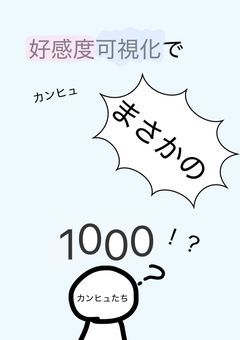 カンヒュ達に嫌われ者の私、好感度可視化でまさかの1000！？ って壊れてるだけか