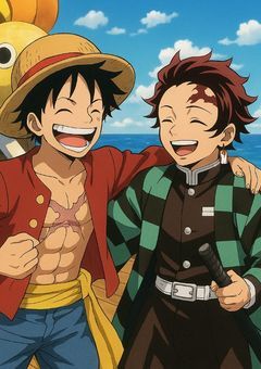 かまぼこ隊が海賊の世界にトリップしたようです！~ONE PIECE×銀魂×鬼滅の刃~