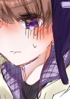 紫後輩受けイラスト