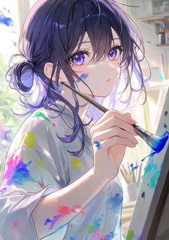 お絵〜。たまにAI絵