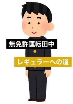 無免許運転田中〜レギュラーへの道!