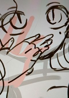 イラスト途中経過（稀に落書き）